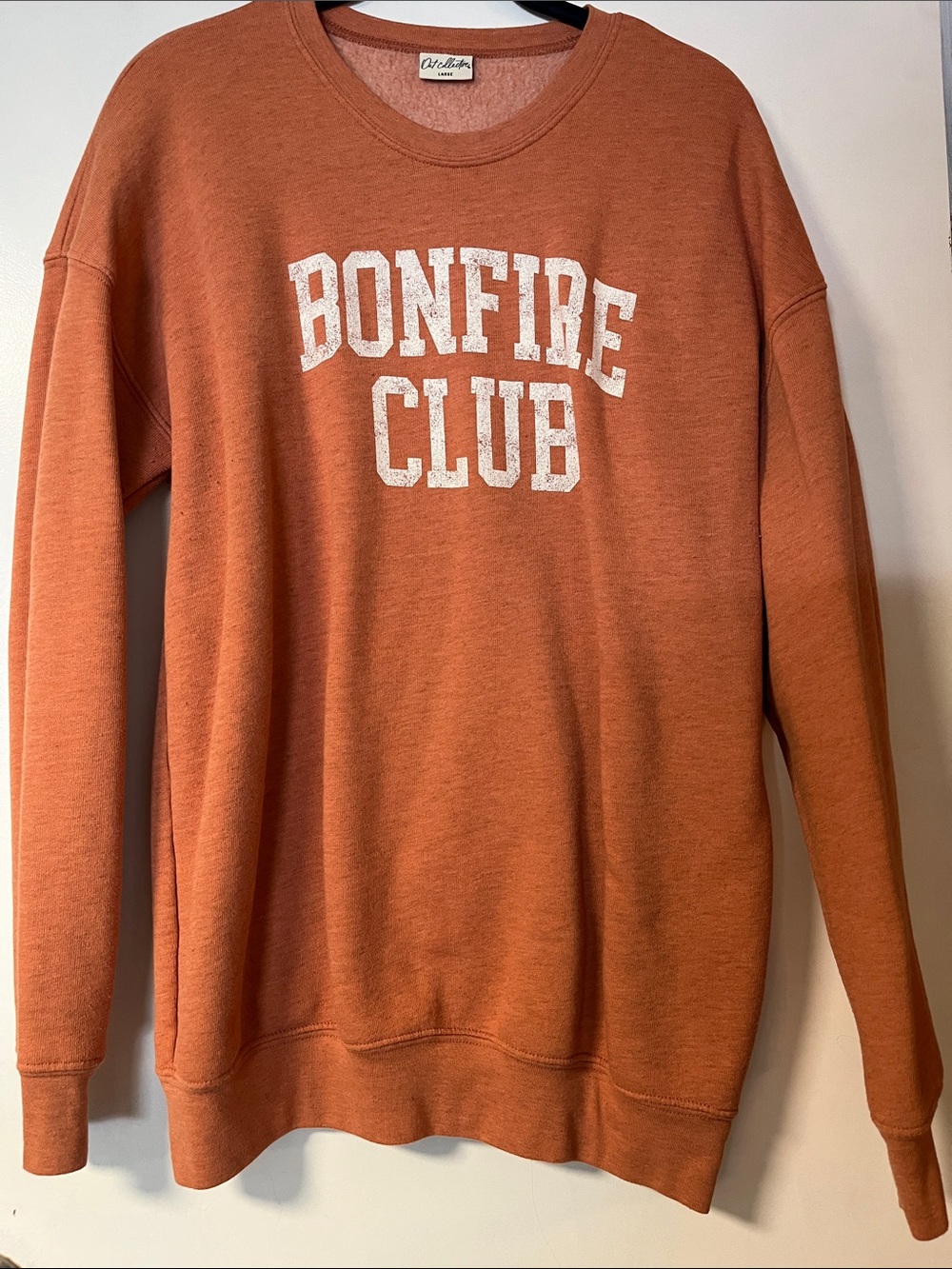 Bonfire Club Crewneck Sweatshirt - Rust